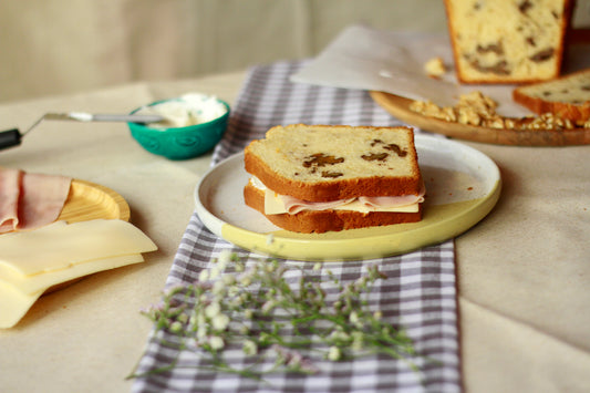 Sándwich de pan de nuez